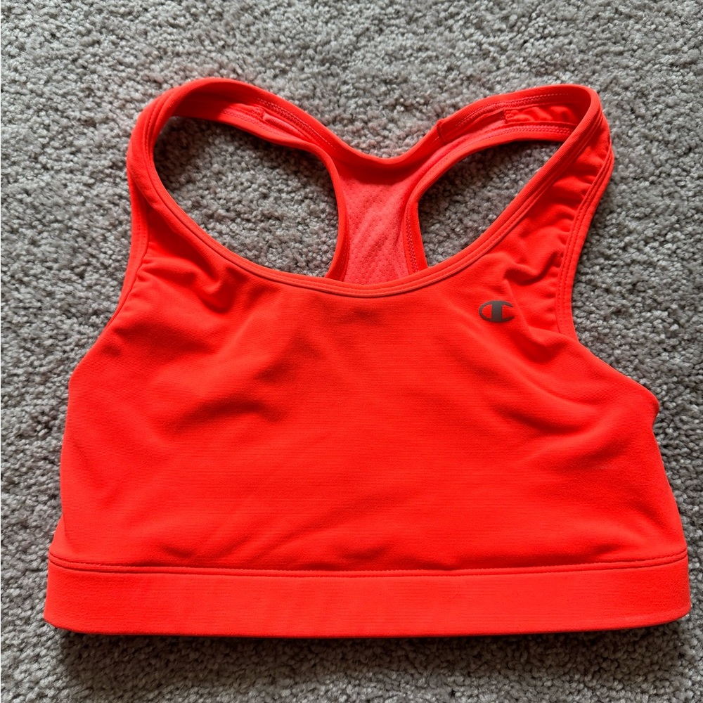 Champion Women's Red Sports Bra